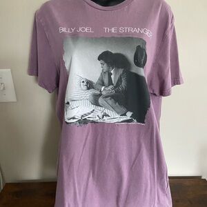 Billy Joel Purple Graphic T-Shirt